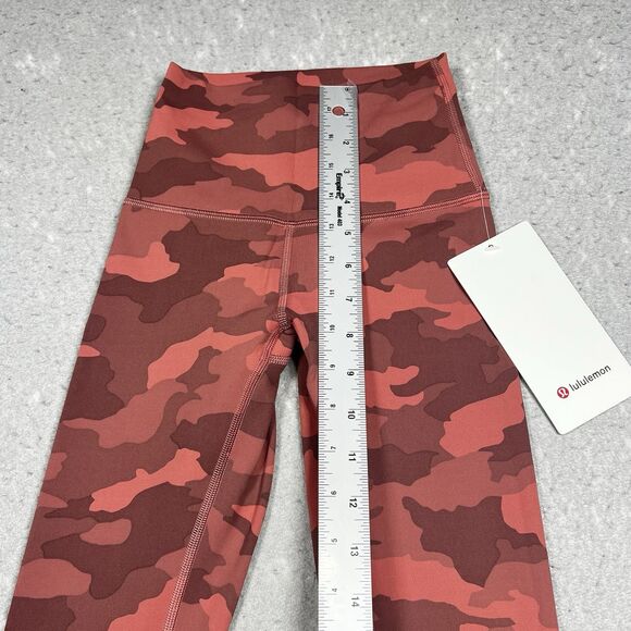 Lululemon Wunder Train Leggings Womens 0 High Rise Camo Brier Rose NWT - Picture 6 of 14
